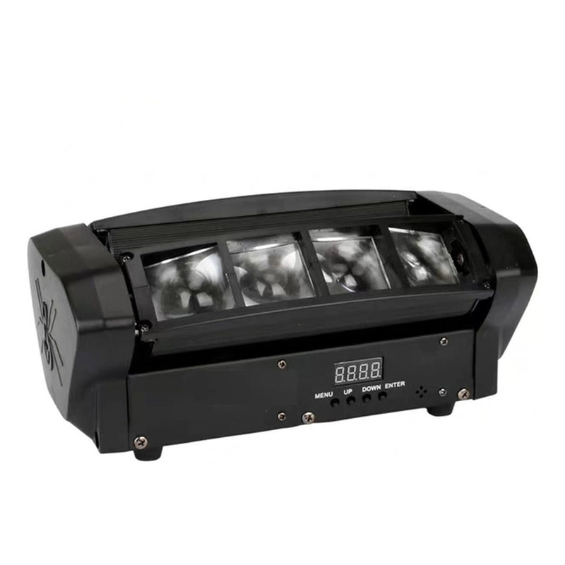 Cabeza Móvil Led Spider Dmx 8x3w Luz Dj Disco Led Beam Rgbw