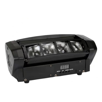 Cabeza Móvil Led Spider Dmx 8x3w Luz Dj Disco Led Beam Rgbw