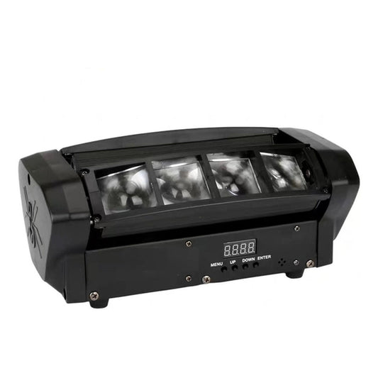 Cabeza Móvil Led Spider Dmx 8x3w Luz Dj Disco Led Beam Rgbw