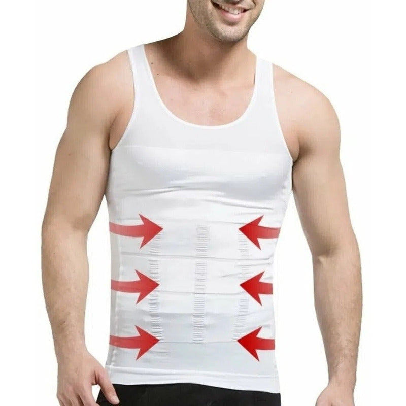 Pack X2 Poleras Reductoras Para Hombre Camisetas Reductoras
