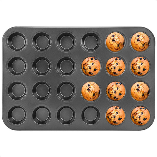 Molde Cupcake Moldes Muffins Baratos Moldes 24 Mini Cupcake Arcashopping Molde Para Magdalenas Molde Antiaderente 24 Cupcakes Moldes De Metal 24 Tazas Moldes Bandeja Para Hornear