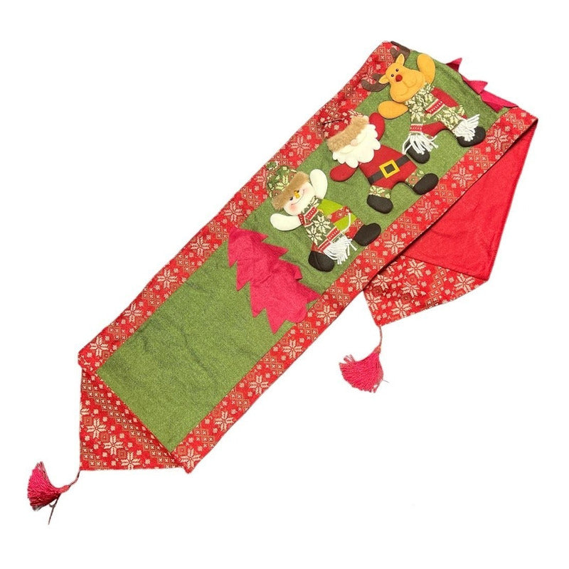 Camino De Mesa Navidad Caminos Mesas Adornos Navideños 3mc