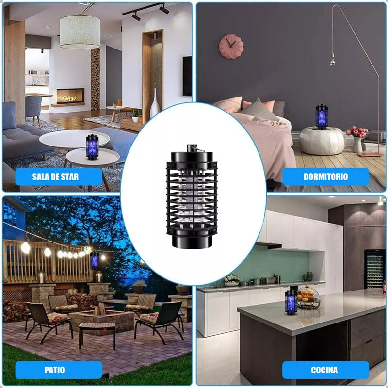 Pack X2 Lamparas Mata Moscas Plástica Negro Uv Lamparas Mata Insectos 220v Mata Insectos Electrico Negro Luz Ultravioleta Arcashopping Mata Insectos Electrico Mata Moscas Electrico Lámpara
