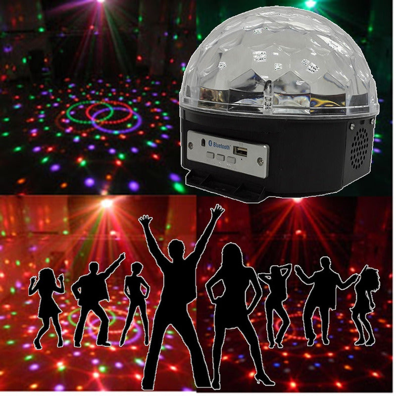Bola Disco Luces Disco Luz Disco Led Discobola De Disco Gira