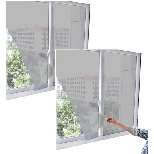 Pack X2 Cortina Malla Mosquitero Mata Mosca Polillas Ventana