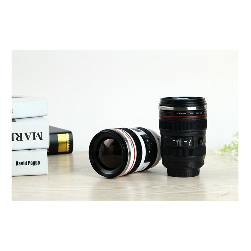 Tazon Taza Cafe Mug Tipo Lente De Camara Fotografica Alumini