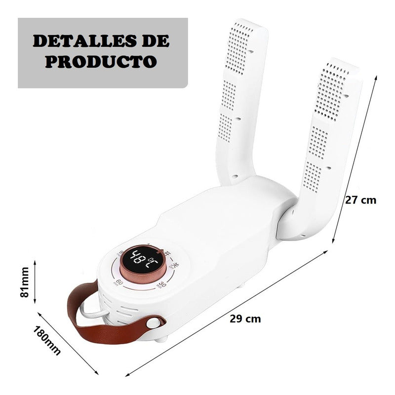 Secador Calzado Eléctrico Deshumidificador Zapatos Secador