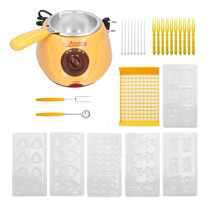 Set Reposteria Maquina Derretir Chocolate Y Cascasa Chocolat
