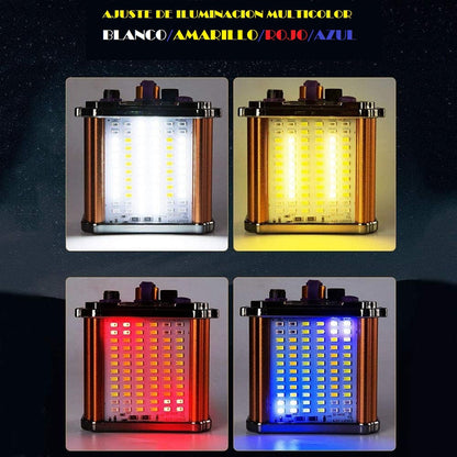 Foco De Caza Linterna Minera Recargable Camping Lampara 500w