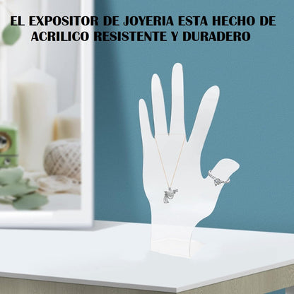 Mano Exhibidora Anillos Exhibidor Pulseras Organizador Joyas