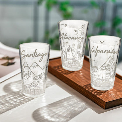 Set 4 Vasos De Vidrio Vasos Vidrio Jugo Juego De Vasos Chile Arcashopping Vasos Shoperos Vasos Postres Vasos Cerveceros Vasos Con Diseño Vasos Chilenos