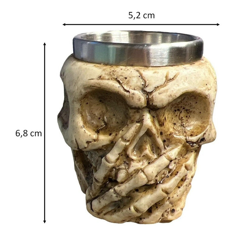 Vaso Shopero Vasos Shot Shoperos Cervecero Taza Calavera