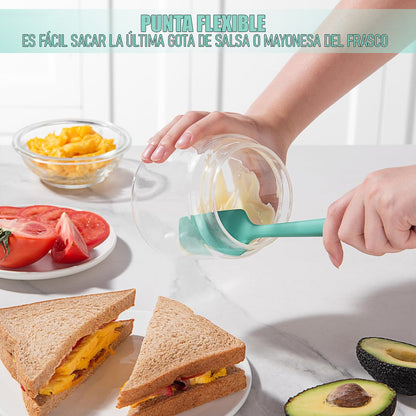 Espatula Silicona Mezquino De Silicona Espatula Reposteria Arcashopping Espatulas De Siliconas De Cocina Espatulas Flexibles Espatula Rascador Espatulas Para Pastel