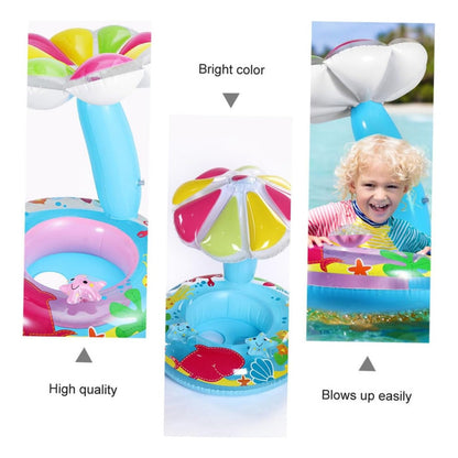 Flotador Inflable Para Niños Sombrilla Piscina Bebes