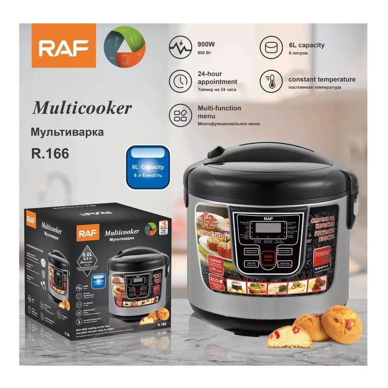 Olla Arrocera Eléctrica Arrocera Multifuncional 6litro 900w