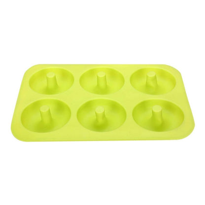 Molde Silicona 6 Rosquillas Moldes Reposteria Donas Donuts