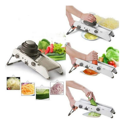 Mandolina Rebanador De Verduras Rallador De Vegetales Cortad