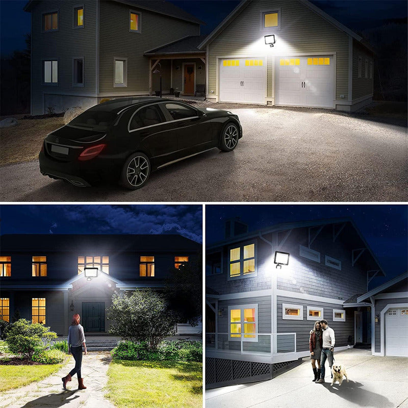 Reflector Foco Led Sensor Movimiento Proyector Focos Led 50w Arcashopping Luminaria Led Exterior Focos Led 50 Watts Foco Led Sensor Movimiento Hogar Iluminacion De Exterior Foco Led 50w