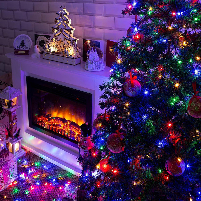 Luces De Navidad Guirnalda 100 Led Multicolor