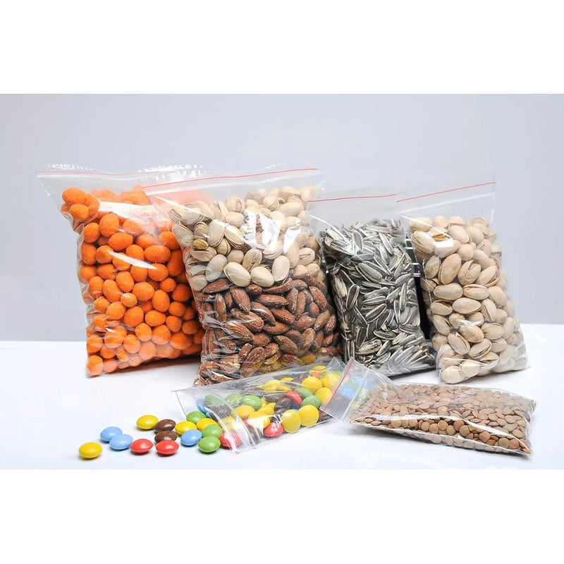 Pack 100 Bolsas Herméticas Transparente 6x9cm Bolsa Plastica