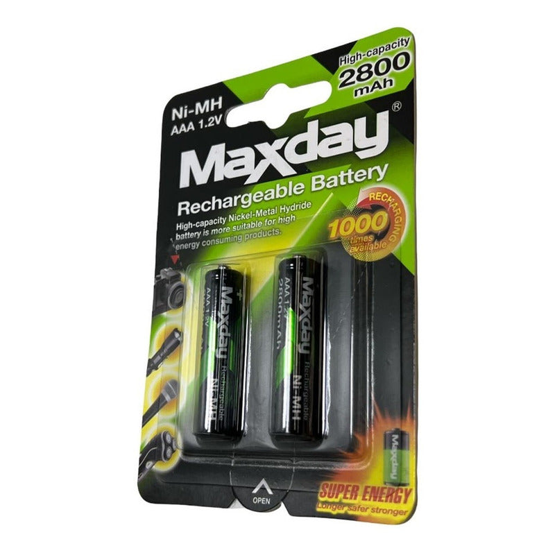 Pilas Recargables Aaa Pila Aaa Pack X4 Pilas 2800mah Recarga