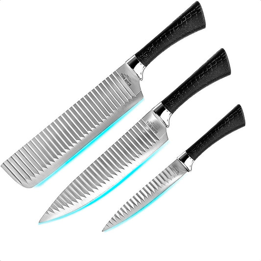Set 3 Cuchillos Cocina Cuchillos Carniceros Cuchillos Chef Juego Cuchilleria Set De Cuchillos Profesionales Set Cuchillos Cocina Cuchillos Cocina Set De 3 Cuchillos Asado