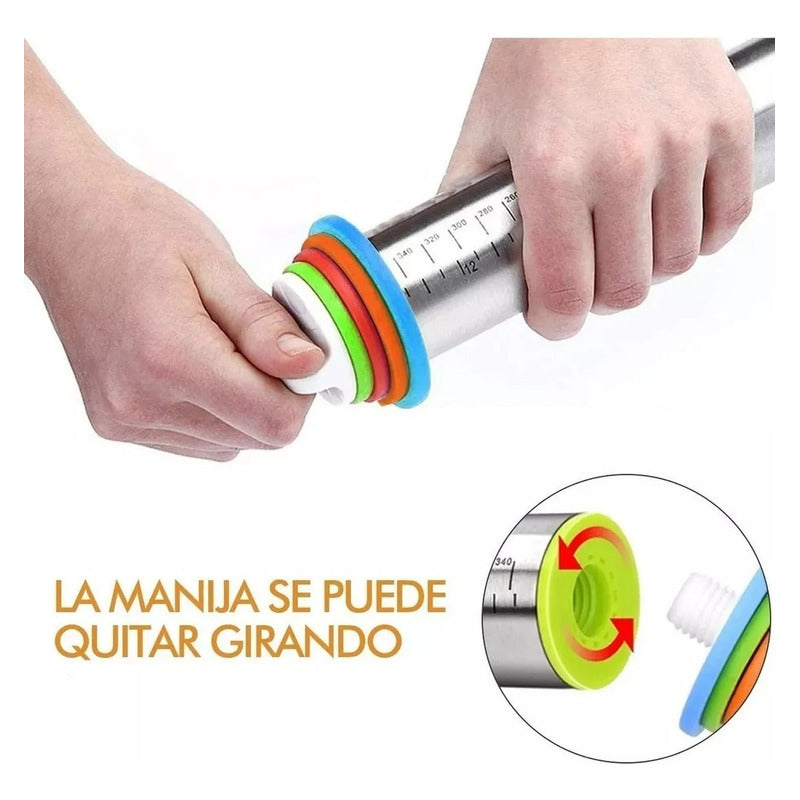 Rodillo Ajustable Acero Inoxidable Uslero Ajustable Reposter