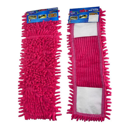 X4 Repuesto Mopa Shaggy Paño Microfibra Limpieza Absorvente