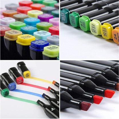 48 Marcadores Dibujo Doble Punta Touch Yuze Colores Escolar