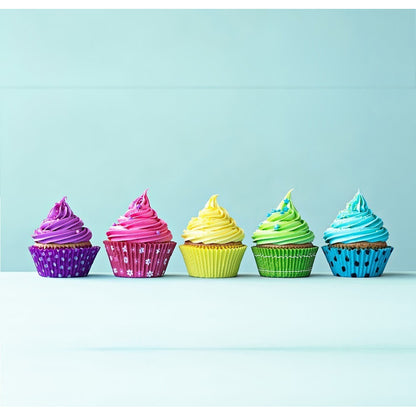 Pack 100 Capsulas Cupcakes 6 Cm Moldes De Papel Para Cupcak