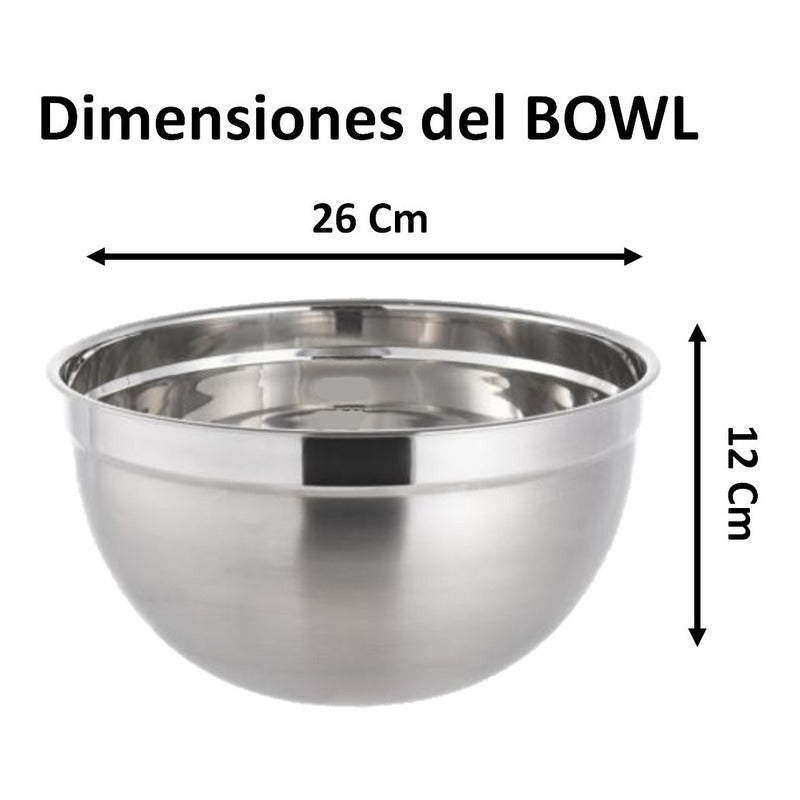 Bowl Acero Inoxidable Bowl Acero Bowl Para Mezclar Tortas