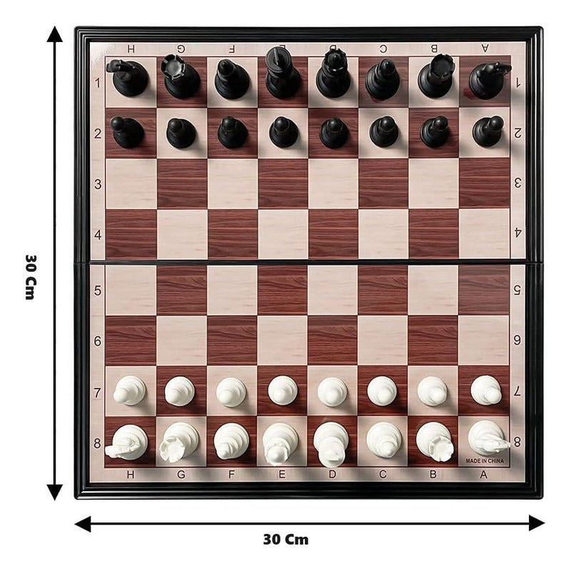Tablero Ajedrez Plegable Ajedrez Magnético Juego De Ajedrez