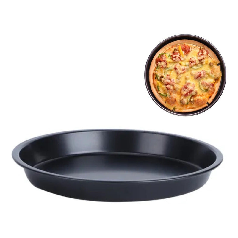 X2 Molde De Pizza Antiadherent Molde Redondo Para Pizza 32cm