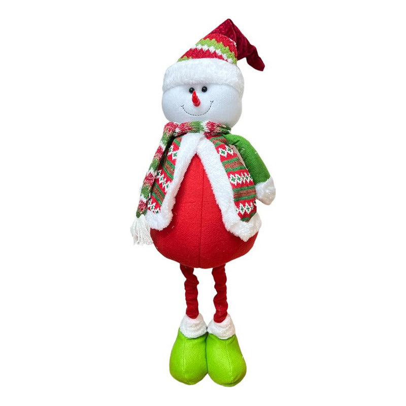 Muñecos De Navidad Muñecos Nieve Navideños Patas Largas