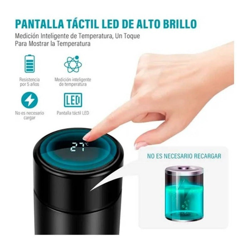 Botella Térmica Portátil Inteligente Botellas Termo Acero In