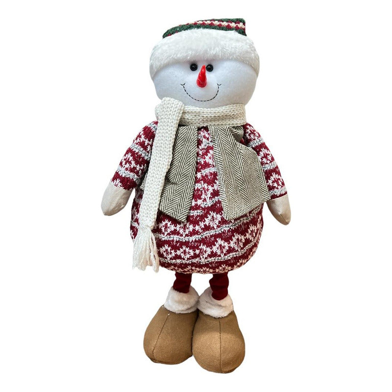 Muñecos De Navidad Muñecos Nieve Navideños Patas Largas