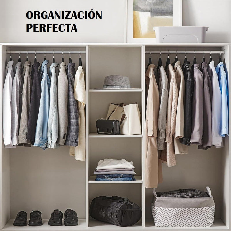 Pack X10 Colgadores De Ropa Colgadores Plásticos Percha Ropa