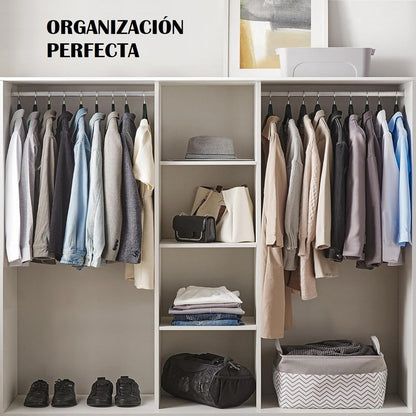 Pack X10 Colgadores De Ropa Colgadores Plásticos Percha Ropa