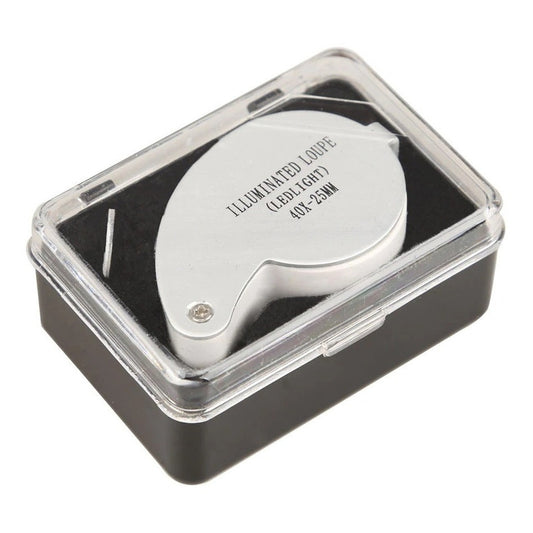 Lupa Geologica Lupa 40x25mm Led Lupa Joyero Con Luz