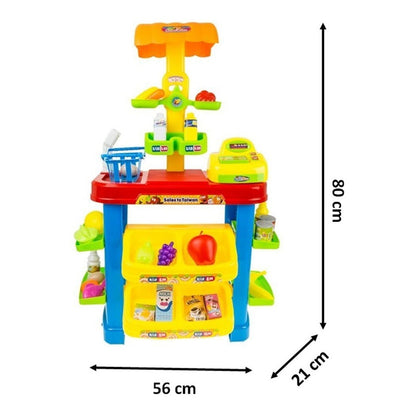 Supermercado Juguete Carrito De Supermercado Juguete 40 Pzs