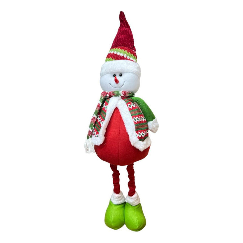 Muñecos De Navidad Muñecos Nieve Navideños Patas Largas