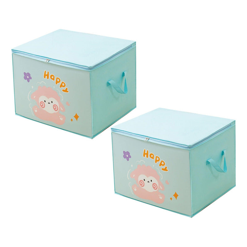 Pack X2 Bolsas Almacenamiento Niños Organizador Ropa Juguete