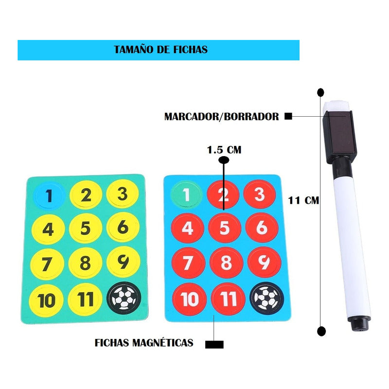 Pizarra Táctica De Fútbol Tablero De Entrenamiento Magnética