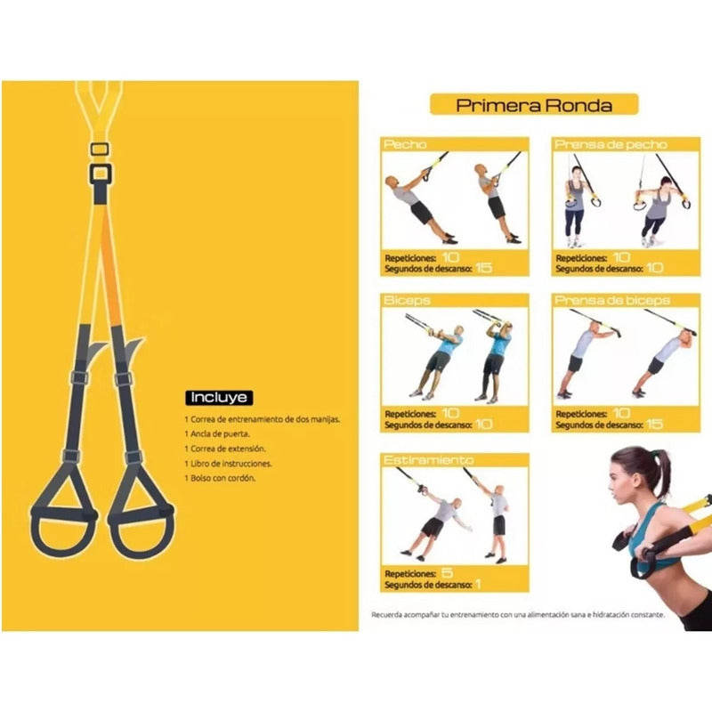 Bandas Tipo Trx Suspension Cuerda De Entrenamiento Crossfit