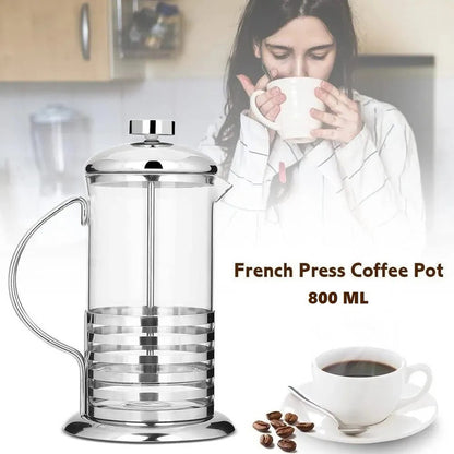 Cafetera Prensa Francesa Cafetera Portatil Acero Inox 1000ml