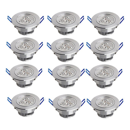 Pack X12 Foco Led Embutido Luminaria Led 3w Focos Embutidos