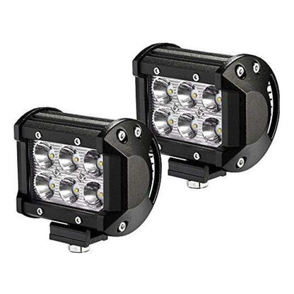 Pack X2 Neblinero Focos Led Para Auto Exterior Neblinero 18w