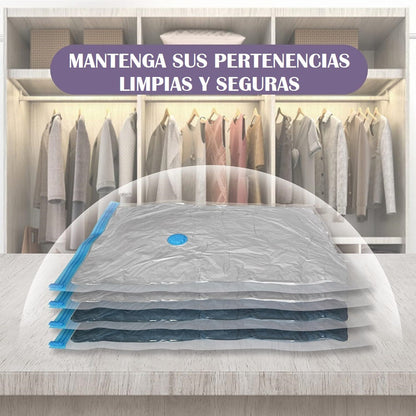 Bolsa Al Vacio 80x110 Bolsas Comprimida Ahorra Espacio