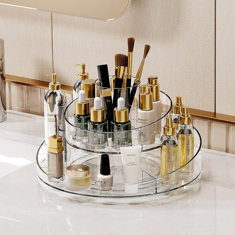 Organizador De Maquillaje Giratorio Organizador 360 Maquilla
