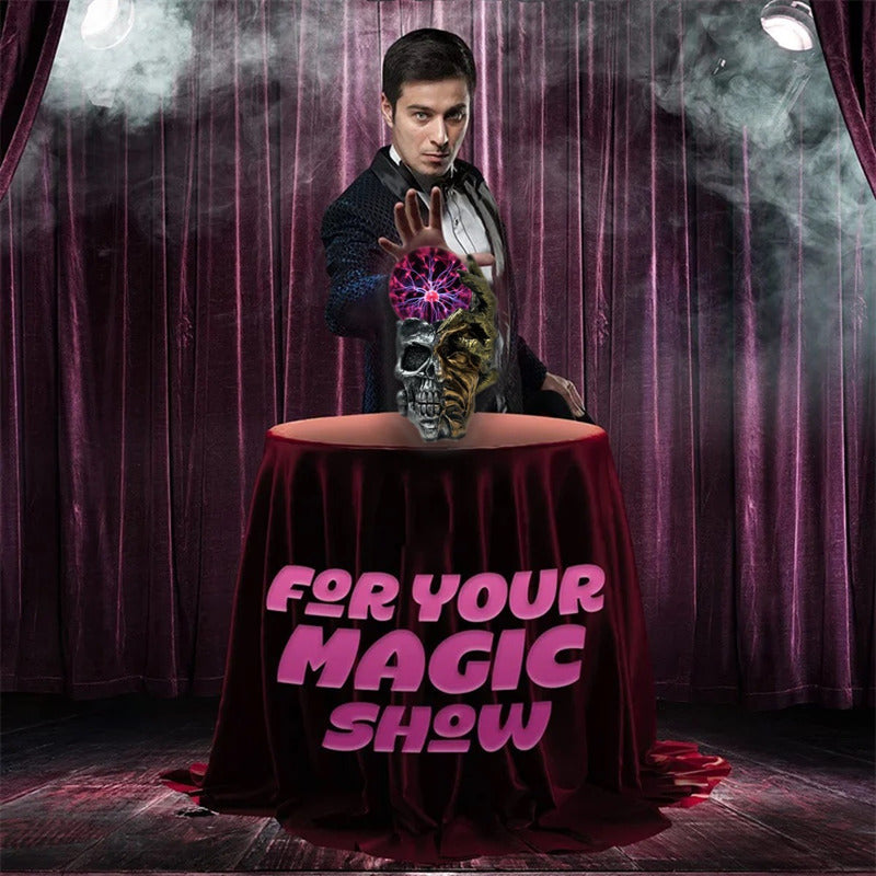 Lámpara De Velador Lámpara Tesla Plasma Bola Calavera Mágica